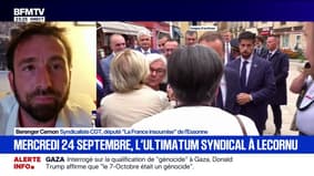 L'ultimatum syndical à Sébastien Lecornu: "Il y a eu un vrai succès de la mobilisation du 18 septembre", souligne Berenger Cernon, député LFI de l'Essonne