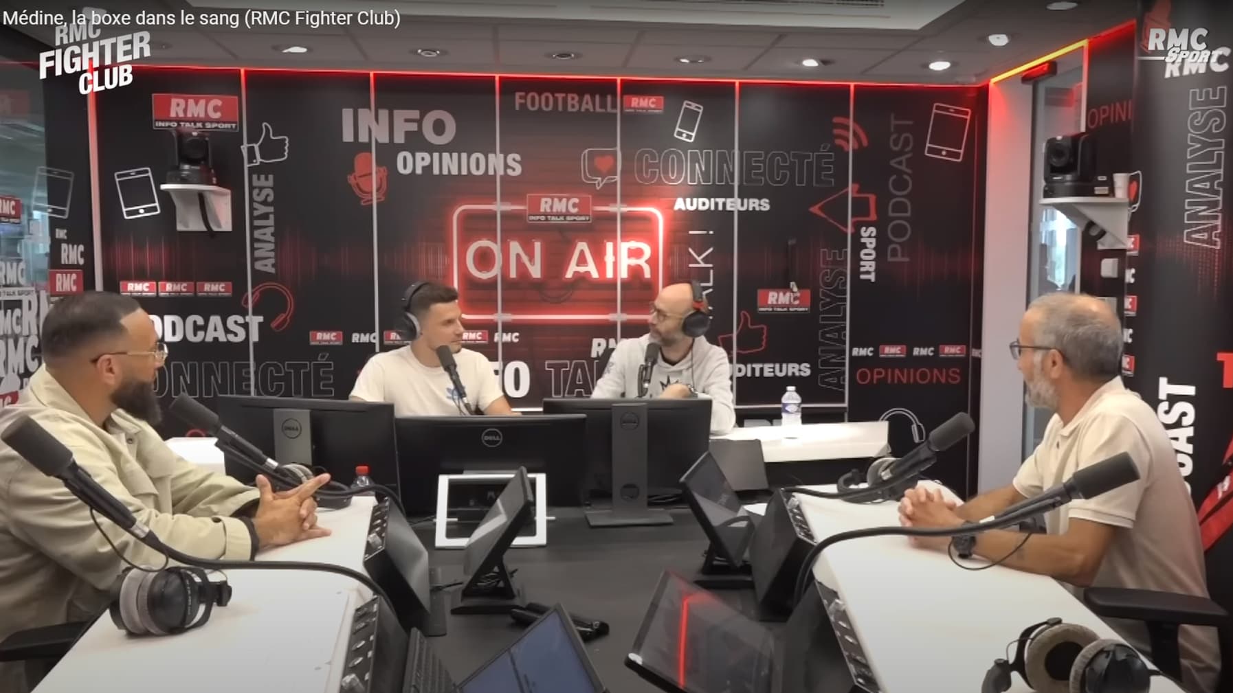 Le RMC Fighter Club avec Médine et son père, en collaboration avec Double Contact