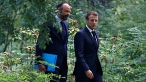 Le président Emmanuel Macron et le Premier ministre Edouard Philippe le 29 juin 2020 à l'Elysée à Paris