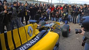 La Renault F30 Formula 1 en 2010.