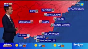 Météo Var: un grand et beau ciel bleu sans nuage, jusqu'à 35°C à Brignoles