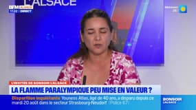 "Moins de visibilité": Mireille Loeffler, porteuse de la flamme paralympique, regrette le parcours à Strasbourg