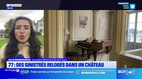 Seine-et-Marne: des sinistrés des inondations relogés dans le château de Crécy-la-Chapelle