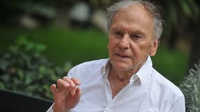 Jean-Louis Trintignant, le 9 octobre 2012, pendant la promotion d'"Amour", de Michael Haneke, avec Emmanuelle Riva.