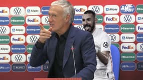 Equipe de France : "On vous a soufflé la question", la réaction hilarante de Deschamps sur Benzema