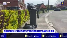 Flandres: les déchets s'accumulent en raison de la grève des éboueurs