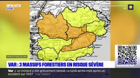 Var: trois massifs forestiers en risque sévère
