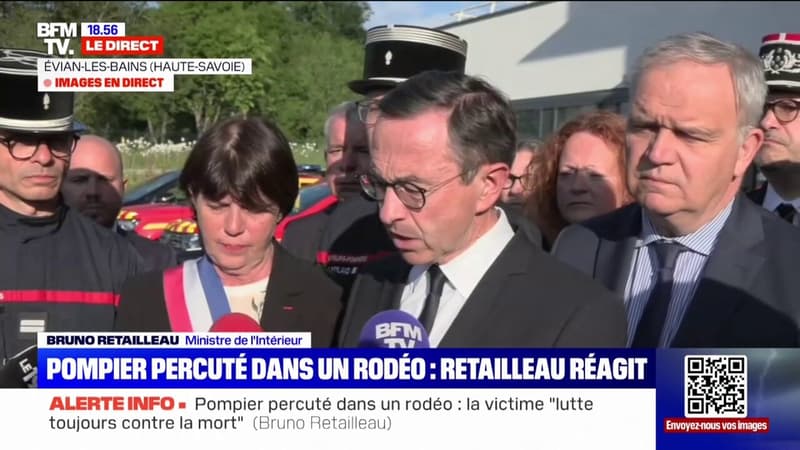 Pompier percuté dans un rodéo: la victime 