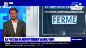 Nord: la piscine d'Armentières va rouvrir 