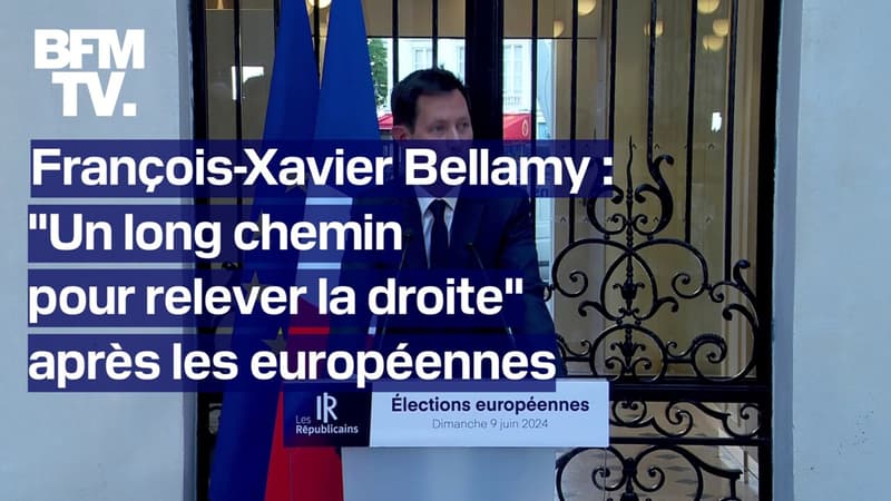Élections européennes: le discours en intégralité de François-Xavier Bellamy, tête de liste LR