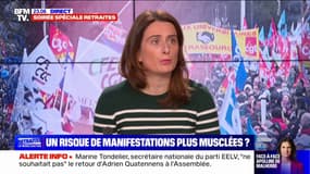 Marine Tondelier (EELV) sur la suite du mouvement: "Ce qui est sûr c'est qu'on ne va pas se laisser faire"