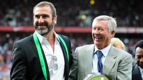 Eric Cantona et Sir Alex Ferguson le 5 août 2011