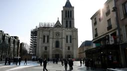 La basilique Saint-Denis, le 14 mars 2025 à Saint-Denis, près de Paris
