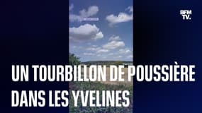 "Dust devil": un tourbillon de poussière s'est formé à Mareil-sur-Mauldre, dans les Yvelines