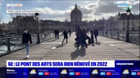 Paris: le pont des Arts va être rénové en 2022
