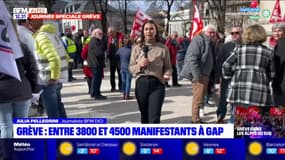 Grève du 7 mars: entre 3800 et 4500 manifestants à Gap