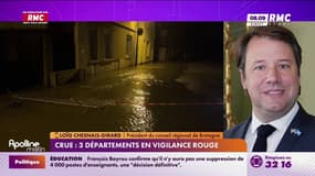 Tempête Herminia : "La décrue n'est pas amorcée"