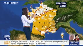 La météo pour ce mercredi 22 novembre 2017