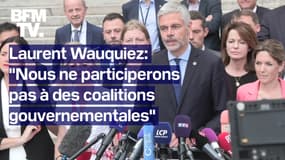 Législatives: Laurent Wauquiez s'exprime devant l'Assemblée nationale