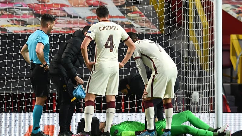 Manchester United-Roma: l'incroyable avalanche de blessés romains en 1ère période