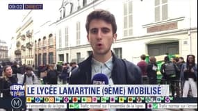 Dans le 9e, le lycée Lamartine se mobilise contre la suppression d'emplois aidés