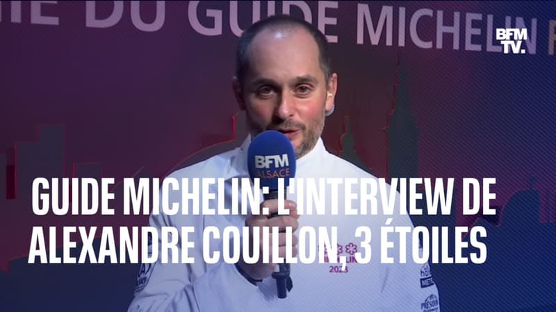 Guide Michelin: l'interview d'Alexandre Couillon, seul chef à décrocher la troisième étoile en 2023