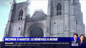 Incendie à la cathédrale de Nantes: le bénévole du diocèses est passé aux aveux et a été placé en détention provisoire.