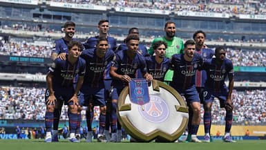 L'équipe du PSG avant la demi-finale de la Coupe du monde des clubs face au Real Madrid le 9 juillet 2025