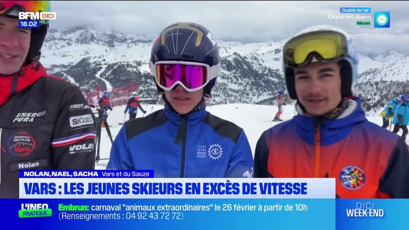 Vars: les jeunes skieurs en excès de vitesse