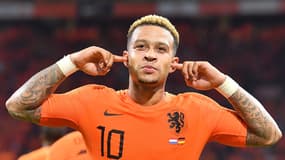 Memphis Depay (OL) a inscrit un doublé avec les Pays-Bas