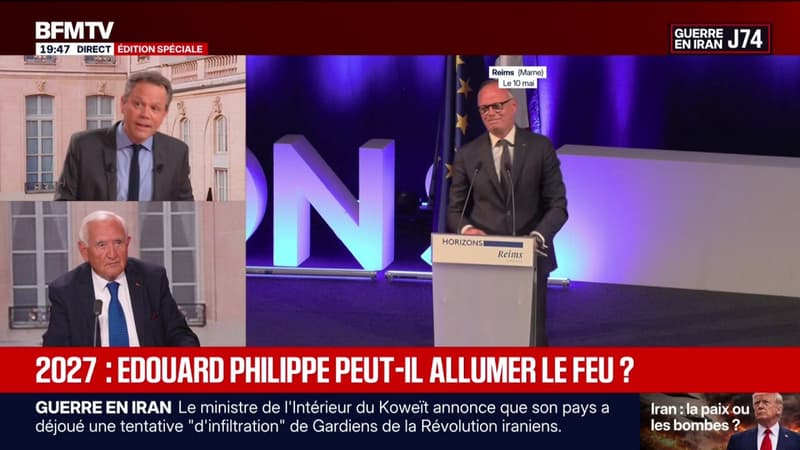 Présidentielle 2027: "Édouard Philippe a choisi le chemin du sérieux, il est prêt", déclare Jean-Pierre Raffarin, ancien Premier ministre