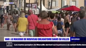 Var: le masque obligatoire dans 58 communes