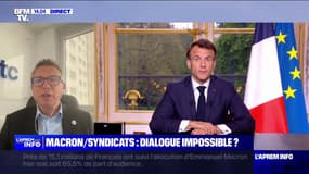 Cyril Chabanier (CFTC), sur l'allocution d'Emmanuel Macron: "Il nous a fait moins de 2 minutes sur les retraites"