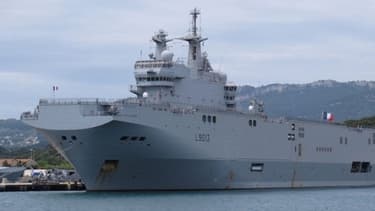 Le "Vladivostok" a effectué ces dernières semaines des essais en mer au large de Saint-Nazaire dans l'ouest de la France.