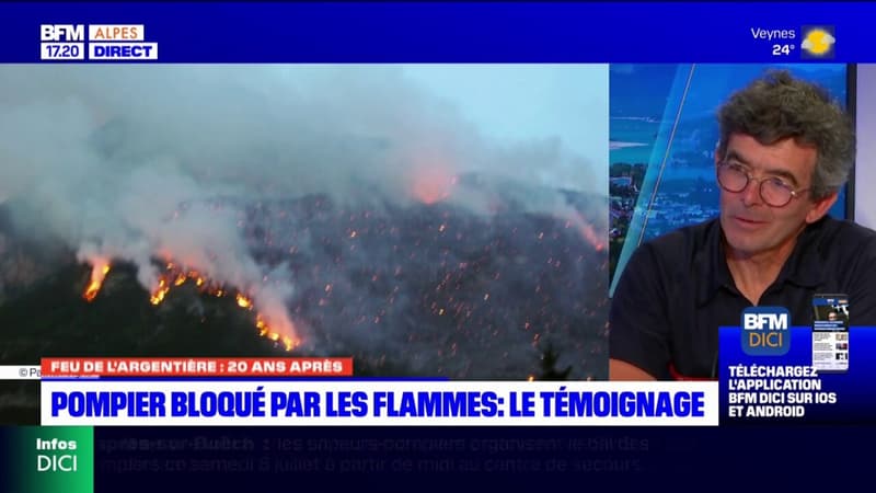 Incendie de L'Argentière-la-Bessée: le récit d'un pompier mobilisé sur l'intervention en 2003