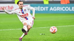 Maxence Caqueret avec l'OL