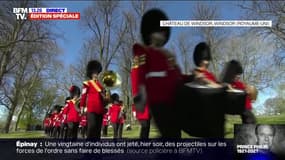 Obsèques du Prince Philip: marche cadencée pour le régiment des grenadiers de la reine