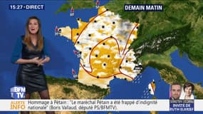 La météo pour ce jeudi 8 novembre 2018