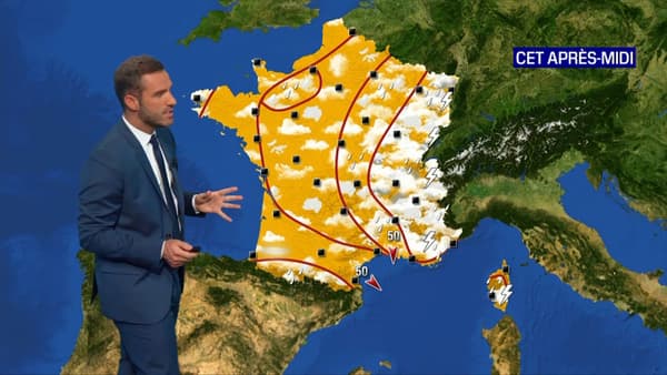 La météo du mercredi 9 juin après-midi. La météo du mercredi 9 juin après-midi.