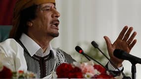 Mouammar Kadhafi.