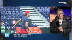 Coupe Davis : Eric Salliot explique le choix de Noah de ne pas aligner Lucas Pouille en simple contre la Croatie 