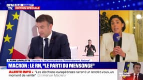 "L'homme de l'appauvrissement collectif, c'est évidemment Emmanuel Macron":  Laure Lavalette répond aux attaques du président de la République contre le Rassemblement national 