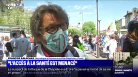 "L'accès à la santé est extrêmement menacée": ce neurologue manifestait ce samedi à Paris pour défendre l'accès au soins et à la santé