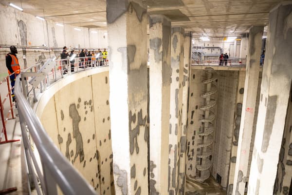 Le bassin de rétention d'Austerlitz à Paris le jeudi 2 mai 2024.