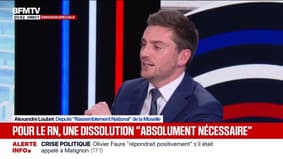 Crise politique après la démission de Sébastien Lecornu: "Tous les partis politiques, à l'exception du RN, sont responsables de la situation actuelle", estime Alexandre Loubet, député RN de la Moselle