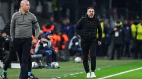 Roberto De Zerbi lors du match OM-Liverpool (0-3, Ligue des champions), le 21 janvier 2026