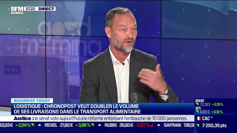Benoît Frette (Chronopost) : Chronopost veut accélérer dans le transport alimentaire - 13/06