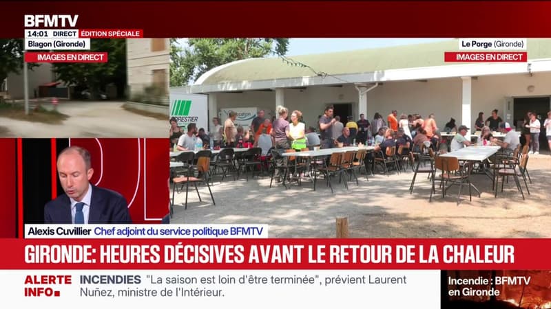 Incendies en France: Emmanuel Macron se rend en Gironde lundi pour rencontrer "des forces mobilisées" et "des élus"