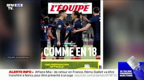 "Comme en 18": la une polémique de L'Équipe après France-Allemagne