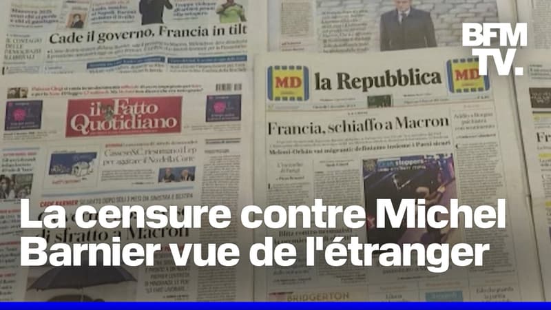 Comment les médias étrangers perçoivent le renversement du gouvernement français